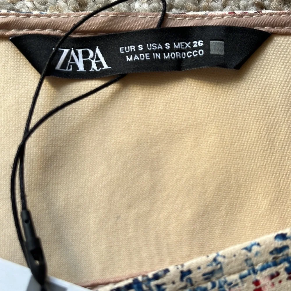NWT Zara Pinafore Jumper Dress Size Small - Picture 4 of 6